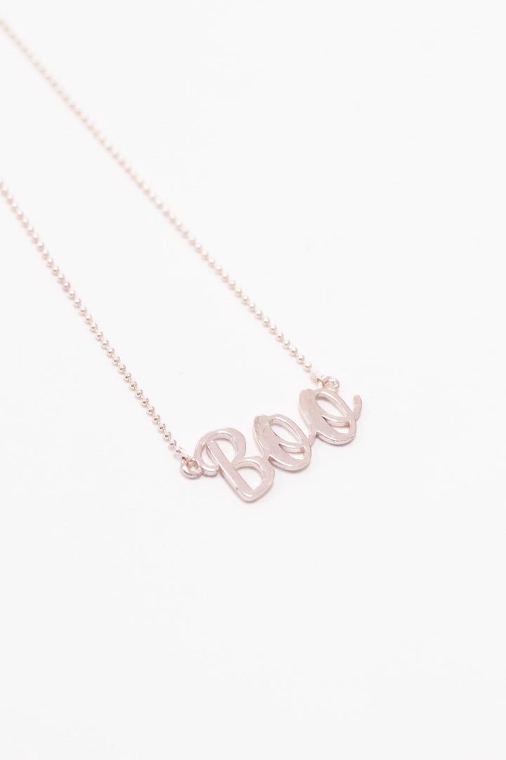 Boo Necklace - Metallic Starlight