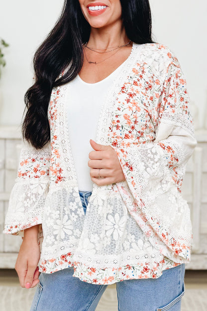 Love & Such Cardigan - Cream Multi