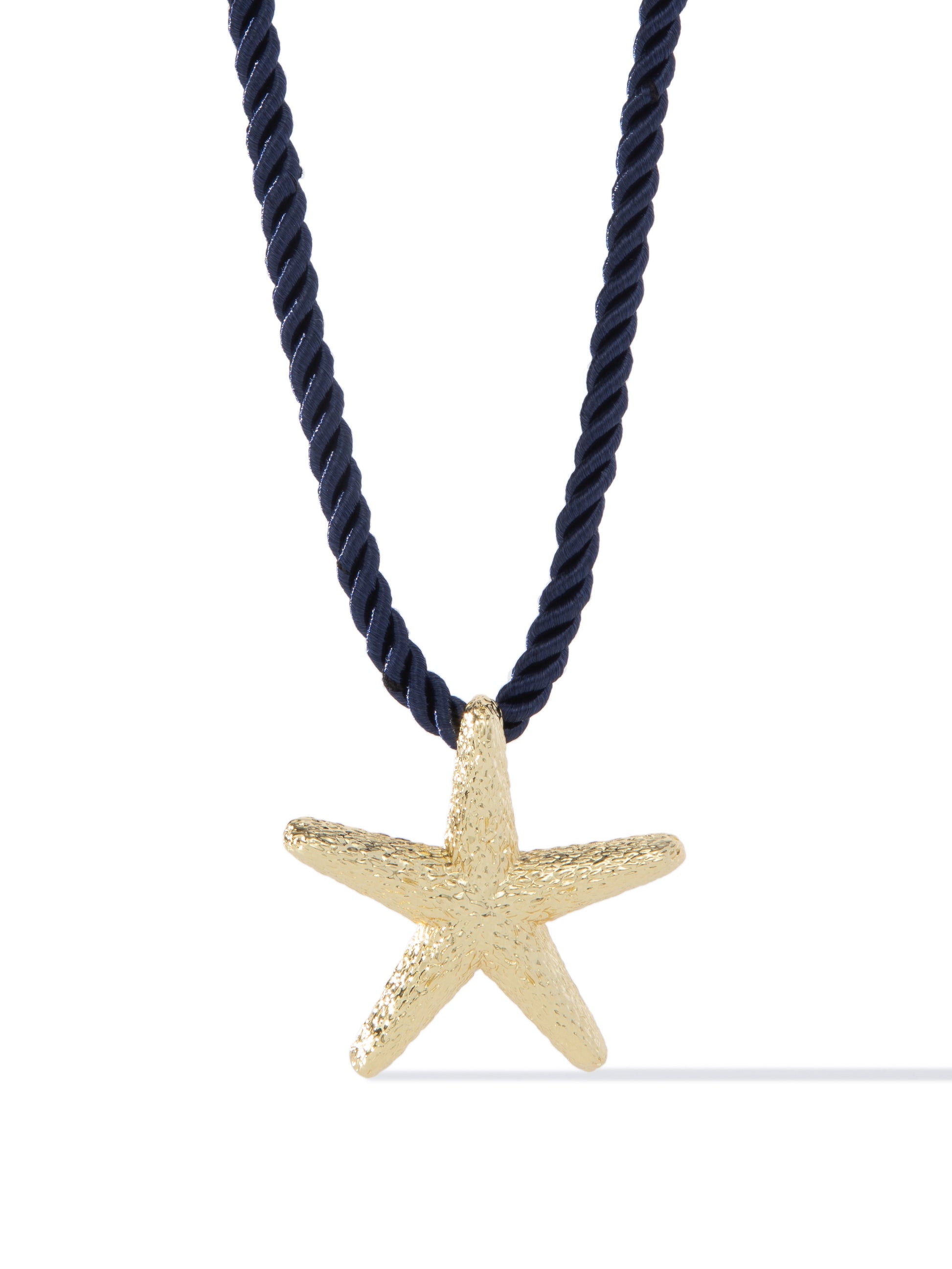 Biscayne Bay Necklace Starfish - Navy