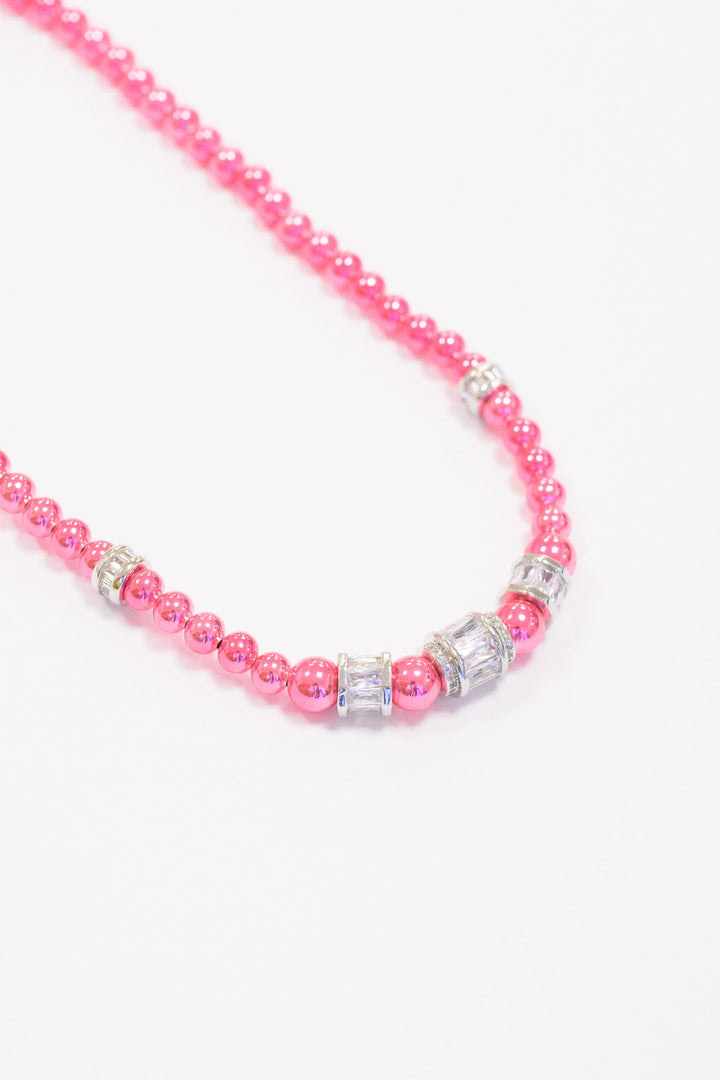 Let You Love Me Necklace - Silver Metallic Coral Gables