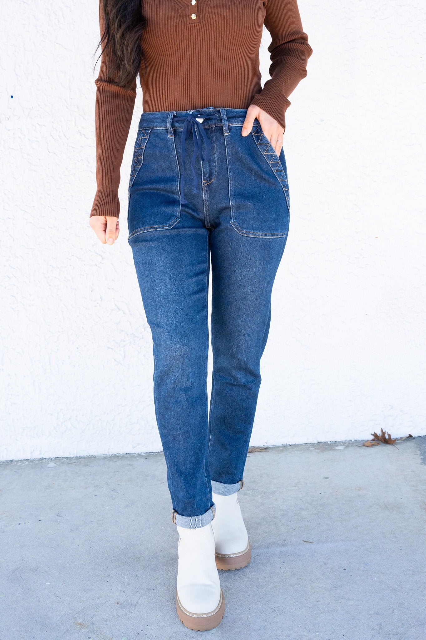 Not Your Moms By Mica - High Rise Mom Joggers