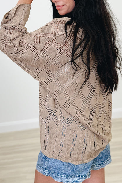 The Knit Fix Crochet Cardigan - 3 Colors!