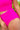 Somewhere On A Beach Neon Pink Midi Ruched Bottoms