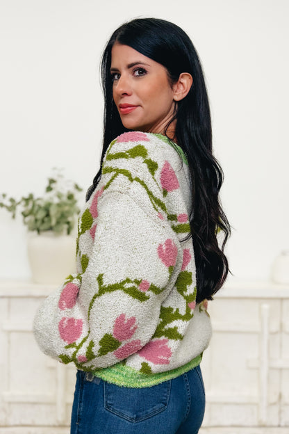 Sweet Sprout Sweater Cardigan