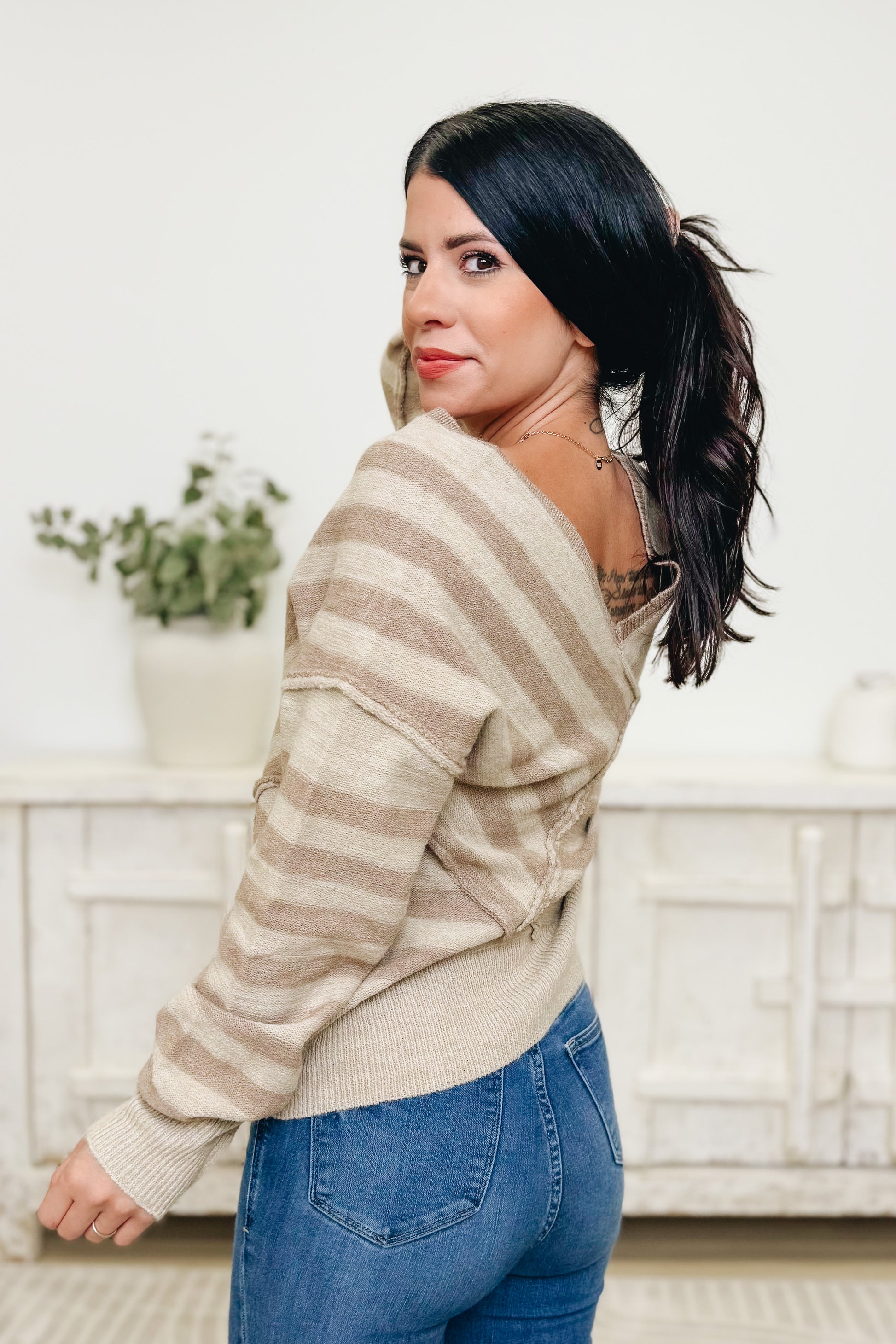 Lines In The Sand Top - 2 Colors!