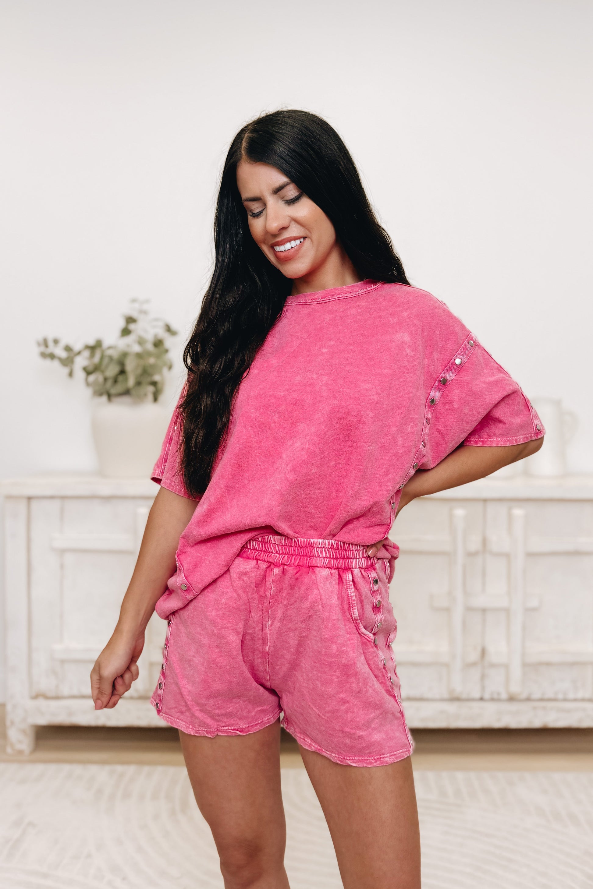Subtle Confidence Studded Shorts - 6 Colors!