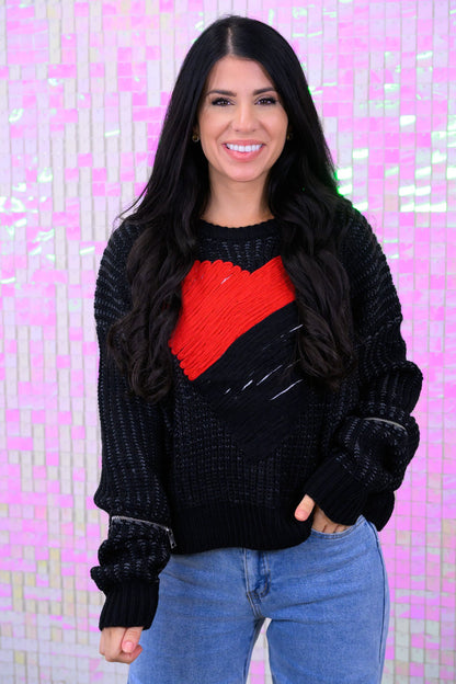 You Belong Here Sweater Top -  3 Colors!