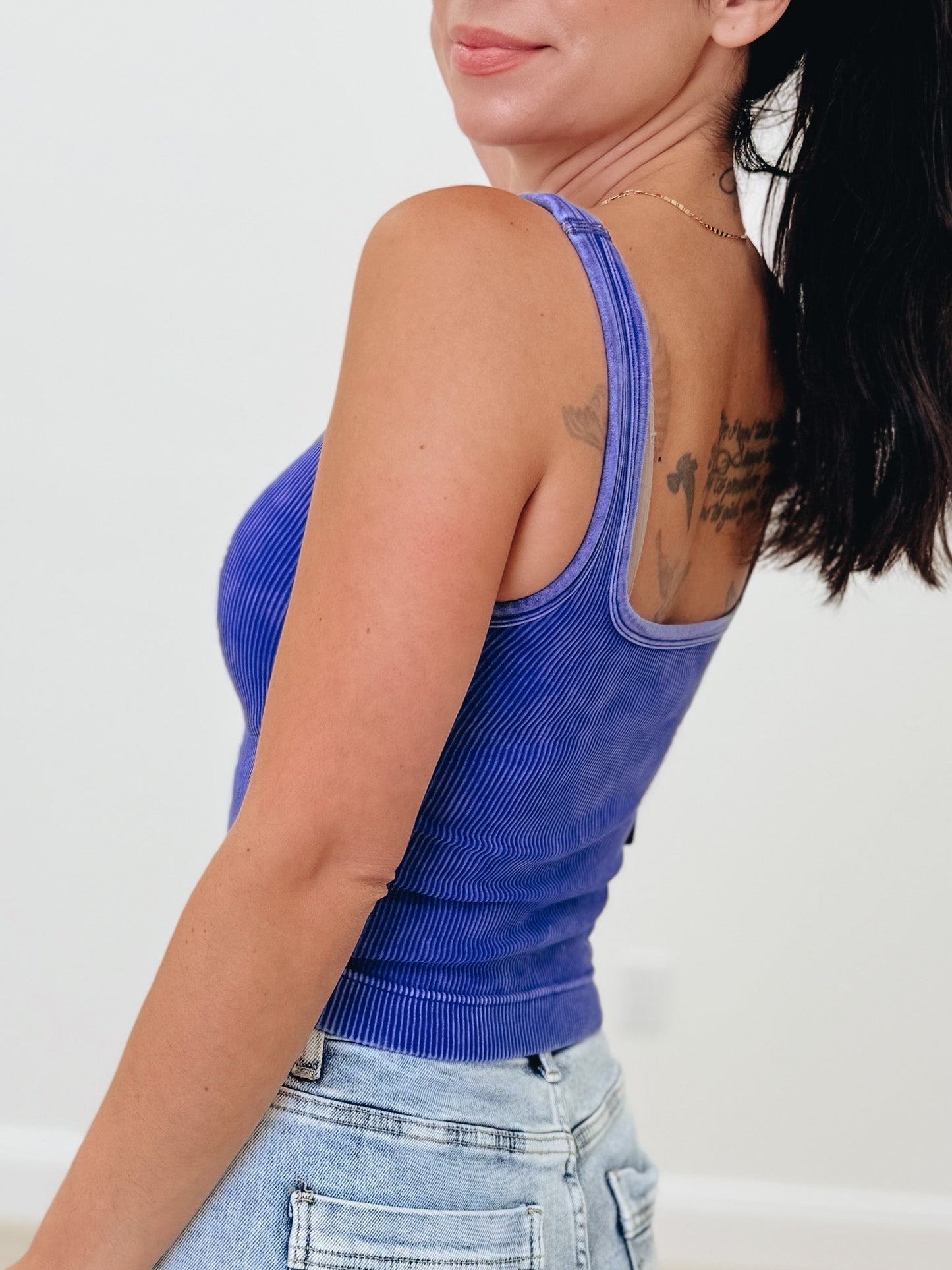Bare Bliss Reversible Ribbed Seamless Tank Top - 11 Colors!