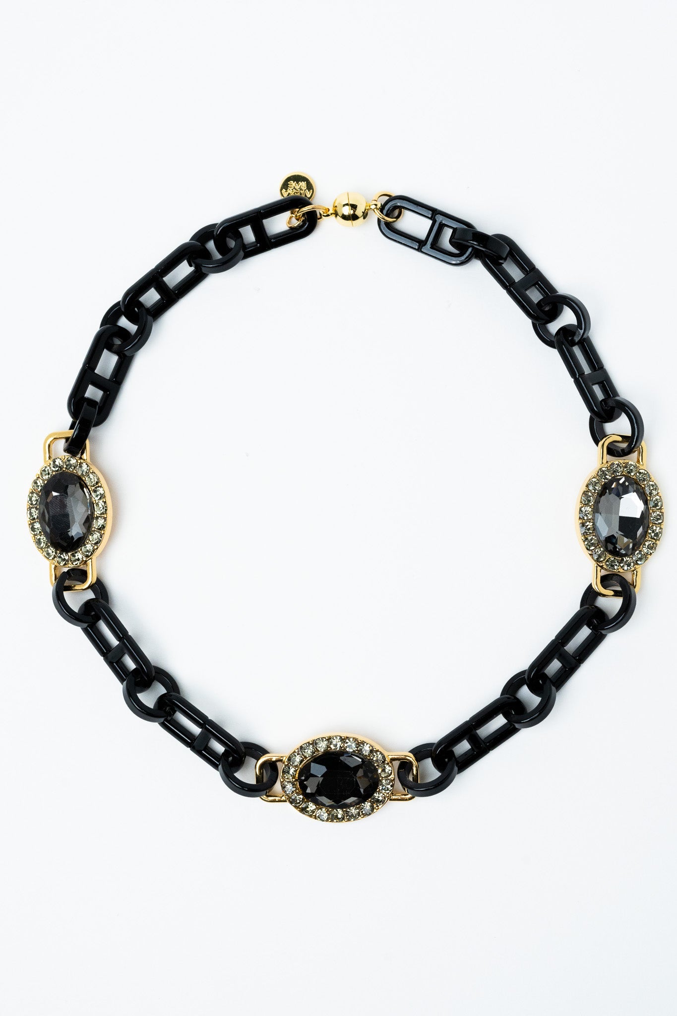 Helena Necklace - Gold Black