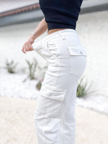 Cloud 9 By Judy Blue - Cargo Straight Jeans