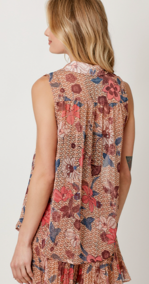 Garden Grace Button Down Top