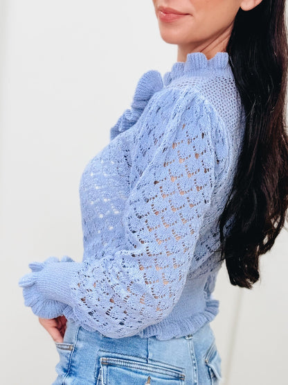 Ruffle Shuffle Top - 2 Colors!