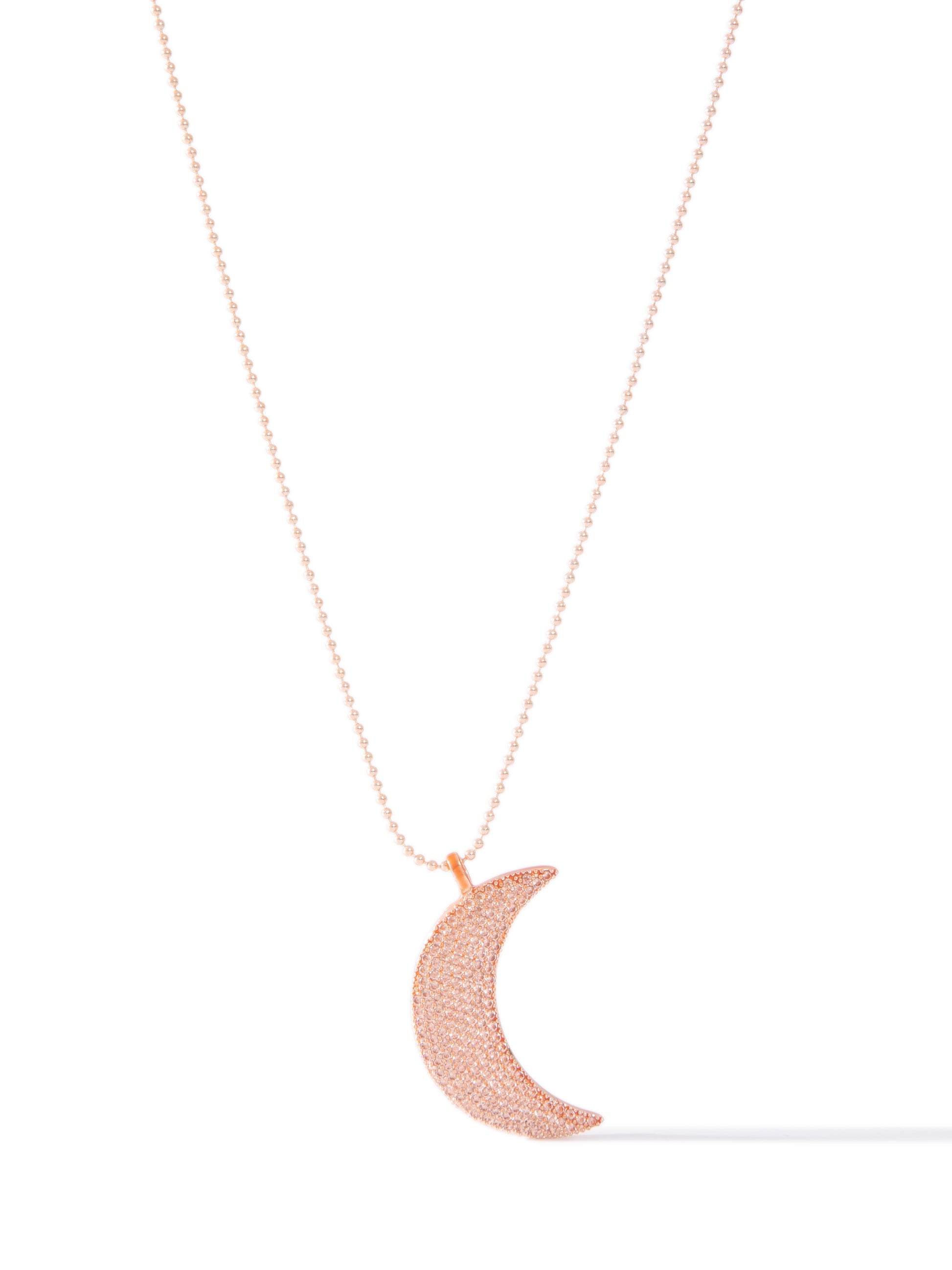Crescent Moon Necklace - 3 Colors!