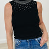 Never To Late To Shine Top - Black