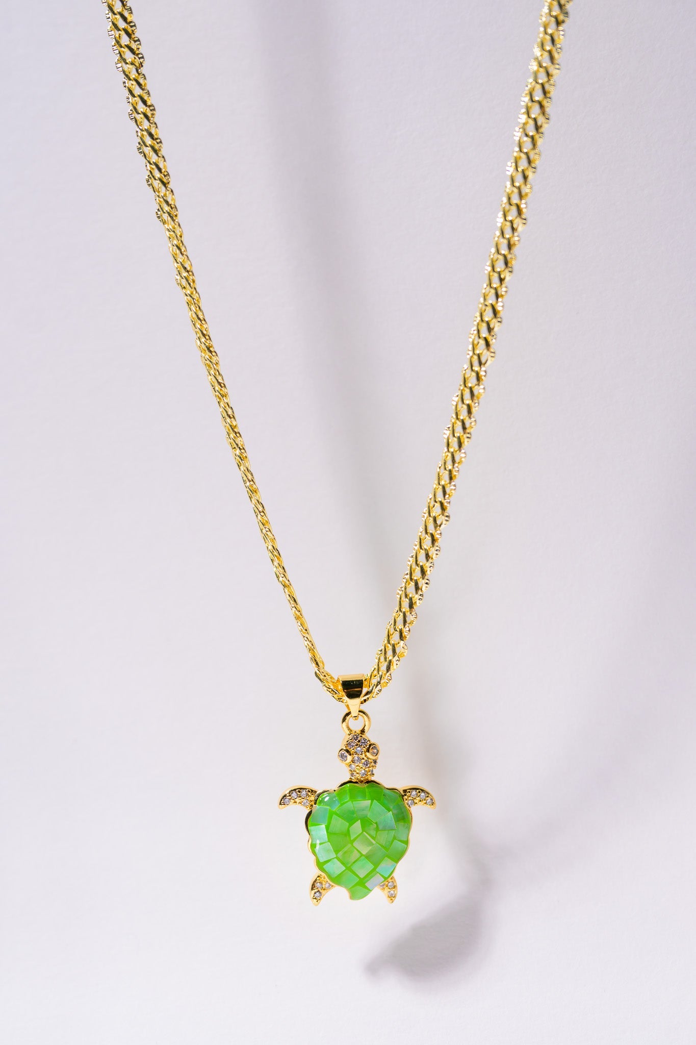 Turtle Bay Necklace - Metallic Moonlight