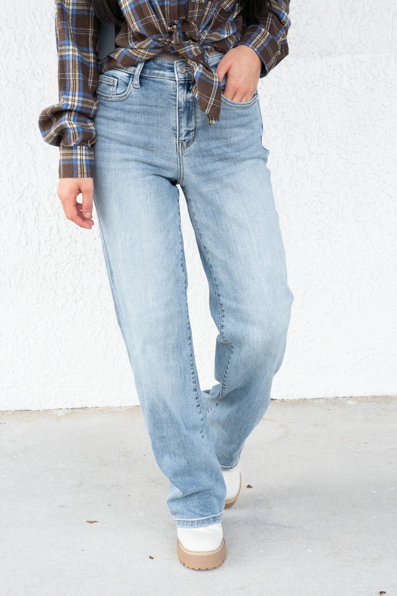 Judy Blue Jennifer High Rise Straight Leg Jeans