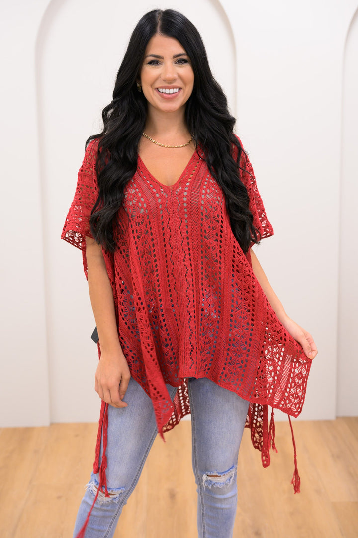 She Got The Sauce Poncho Top - 2 colors!