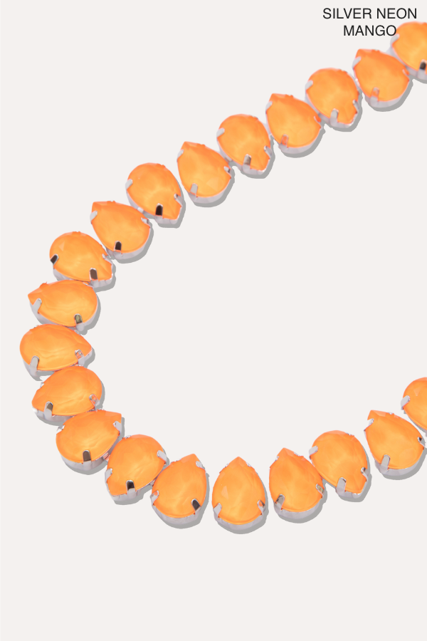The BABE Neon Crystal Necklace - Multiple Colors!