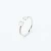 Lucinda Ring Double Round - Silver Opal