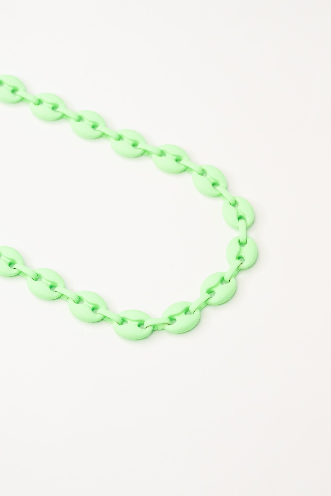 Alaia Necklace - Matte Neon Green