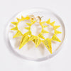 Spikey Earrings - Metallic Lemonade