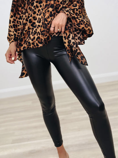Hot Dang Faux Leather Leggings - 5 Colors!
