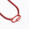 Unchained Melody Necklace - Metallic Merlot