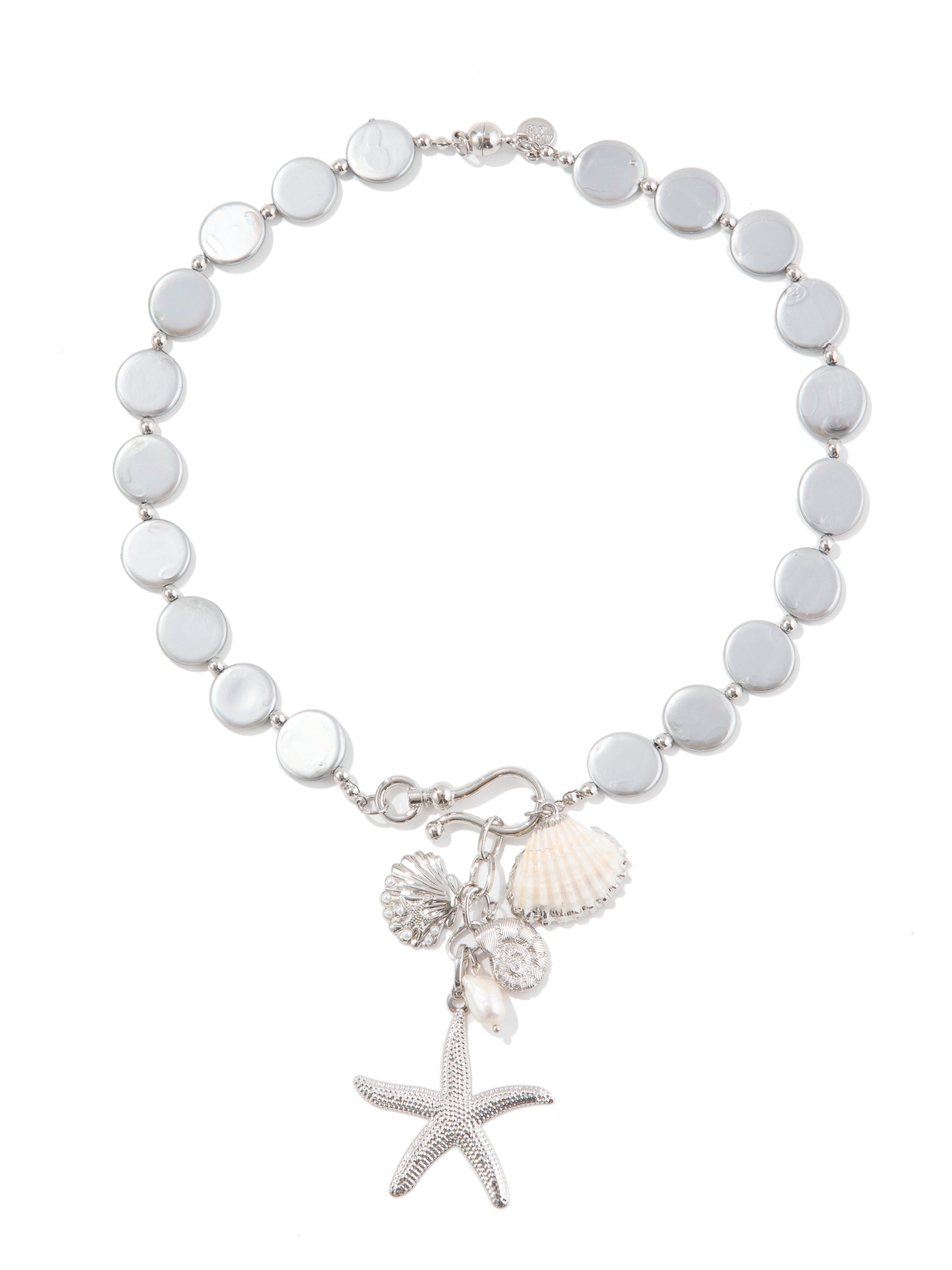 Tahiti Necklace - Silver Grey