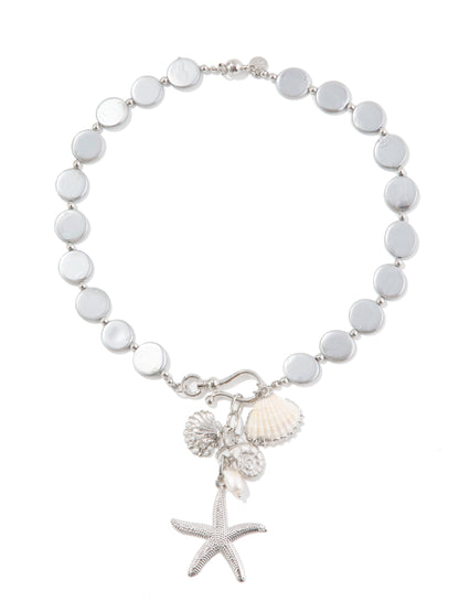 Tahiti Necklace - Silver Grey