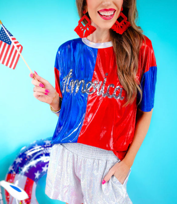 The American Way Metallic Top