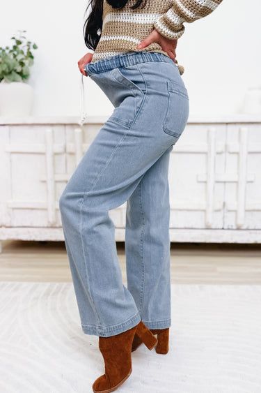 Coastline Cutie By Lovervet - Slim Wide Leg Jeans