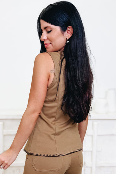 Watch This Whipstitch Vest - 2 Colors!
