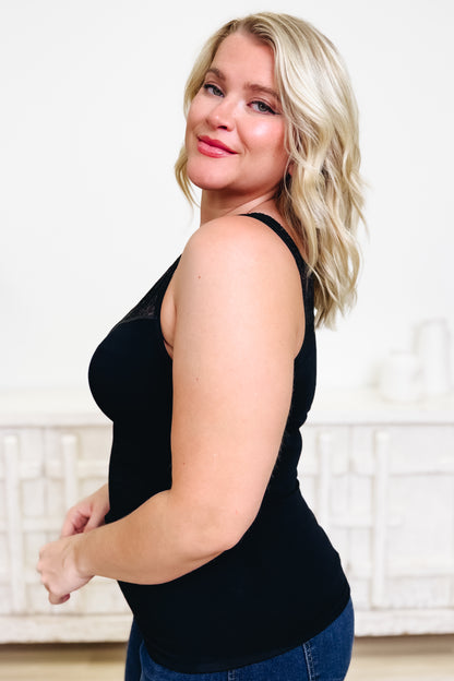 Just Go With It Reversible Lace Tank Top - 6 Colors!