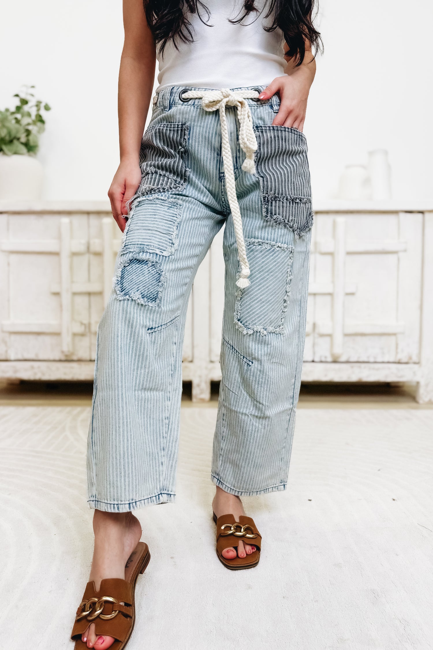 Prepped & Ready Pants - Blue Multi