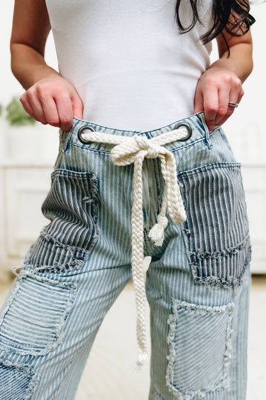 Prepped & Ready Pants - Blue Multi