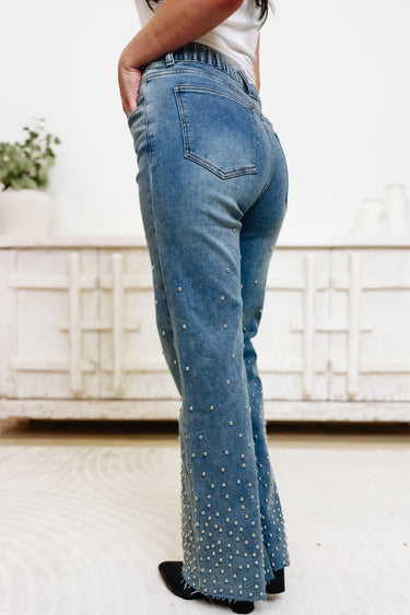 Pearl Resolution By Oli & Hali - Straight Jeans - Denim