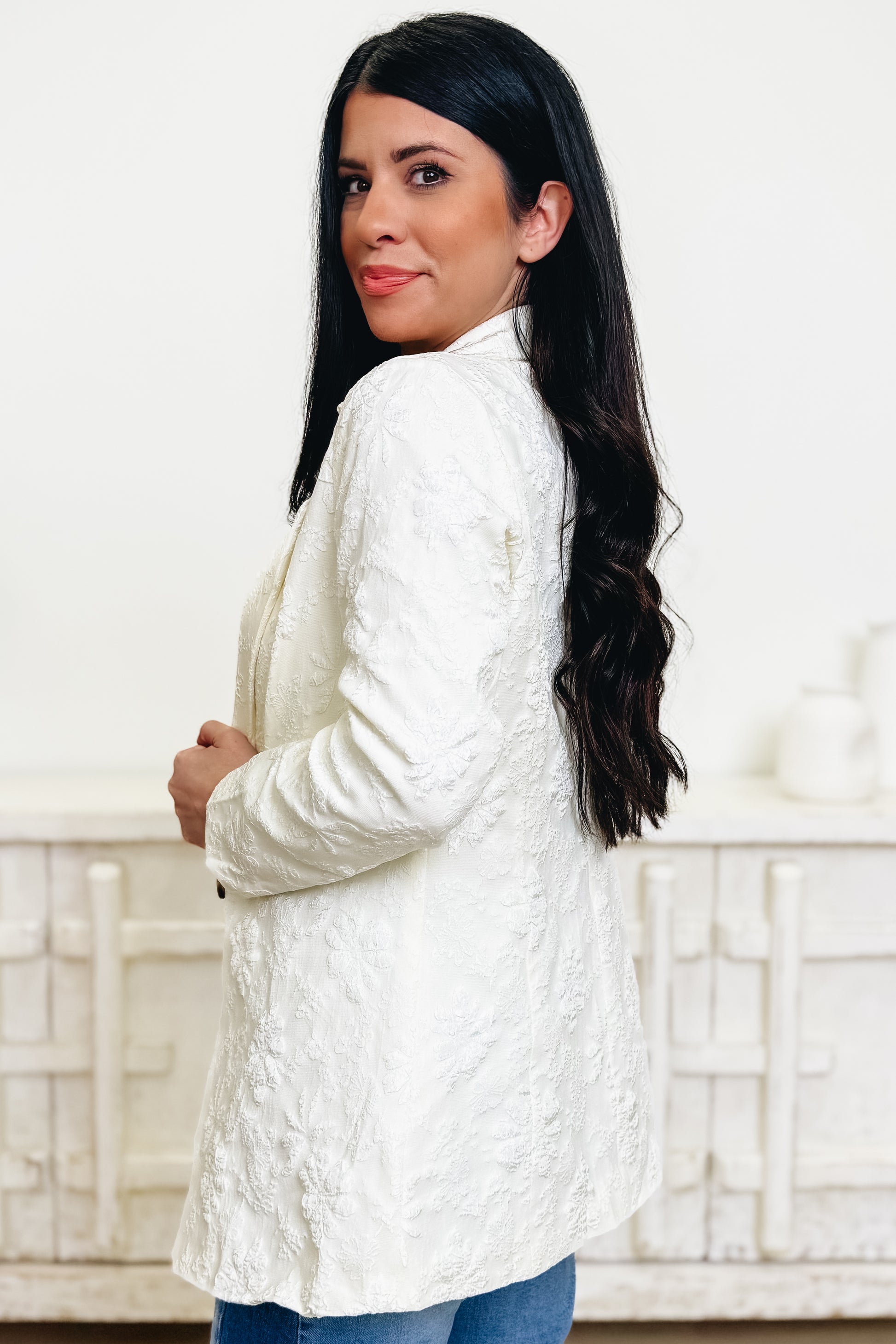 Daydream Floral Lace Blazer