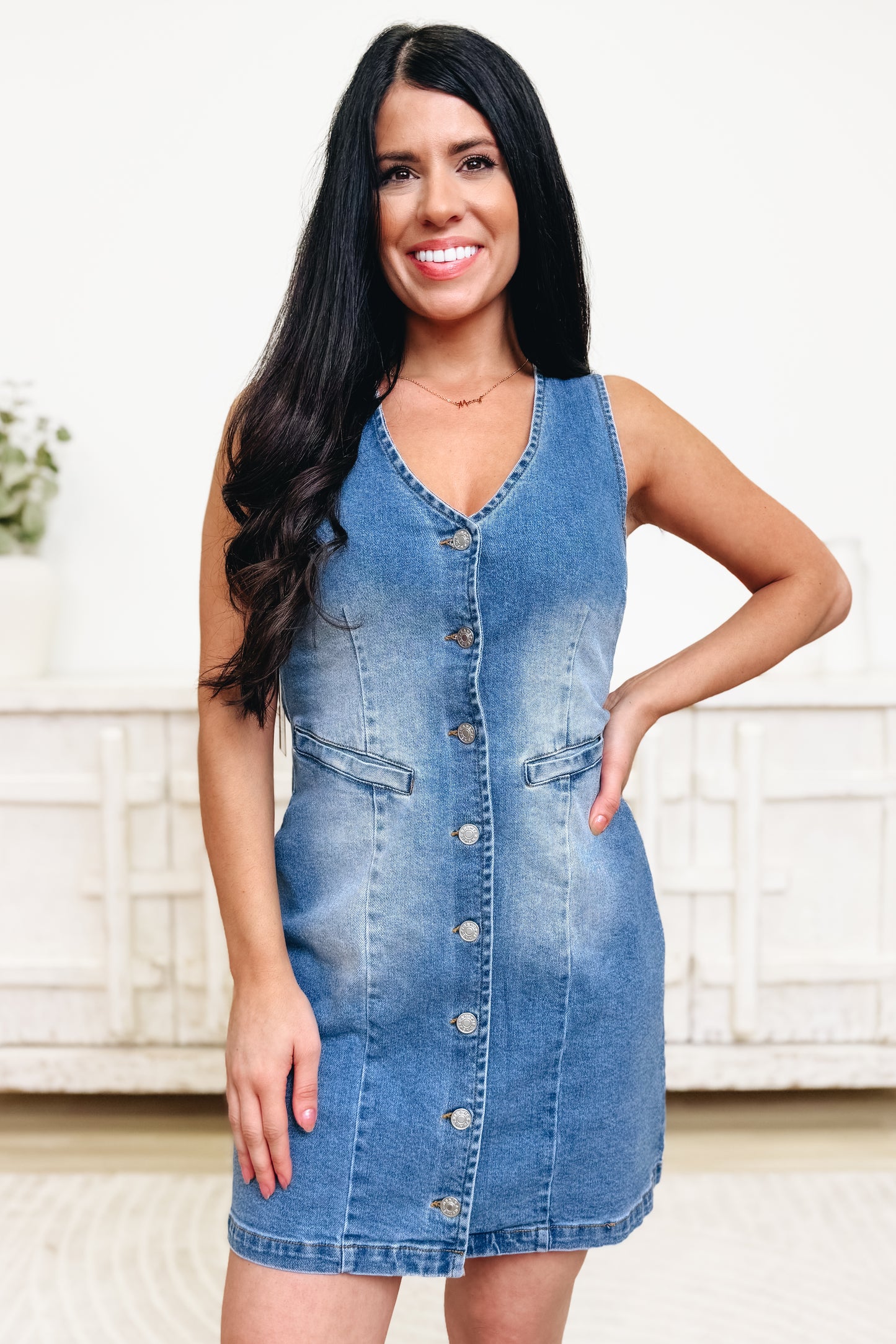 Down Home Roots Denim Dress