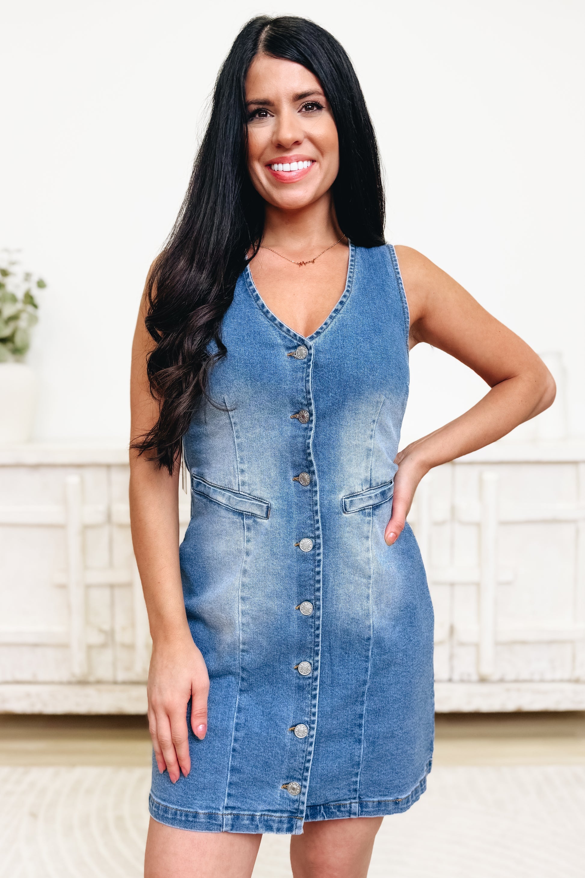 Down Home Roots Denim Dress
