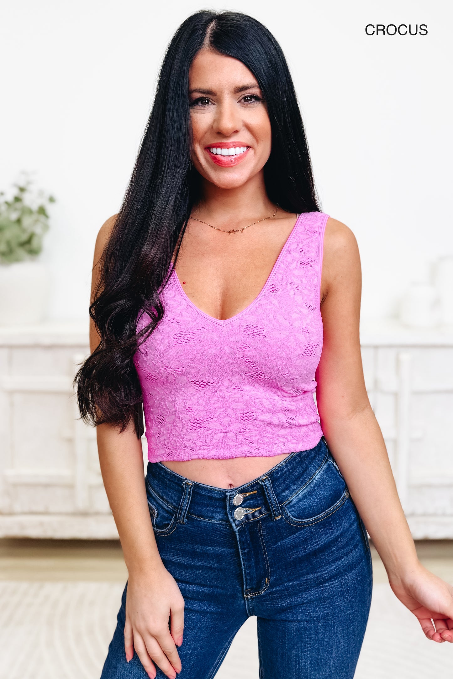 Lace With Grace Tank - 21 Colors!