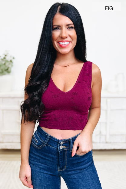 Lace With Grace Tank - 21 Colors!