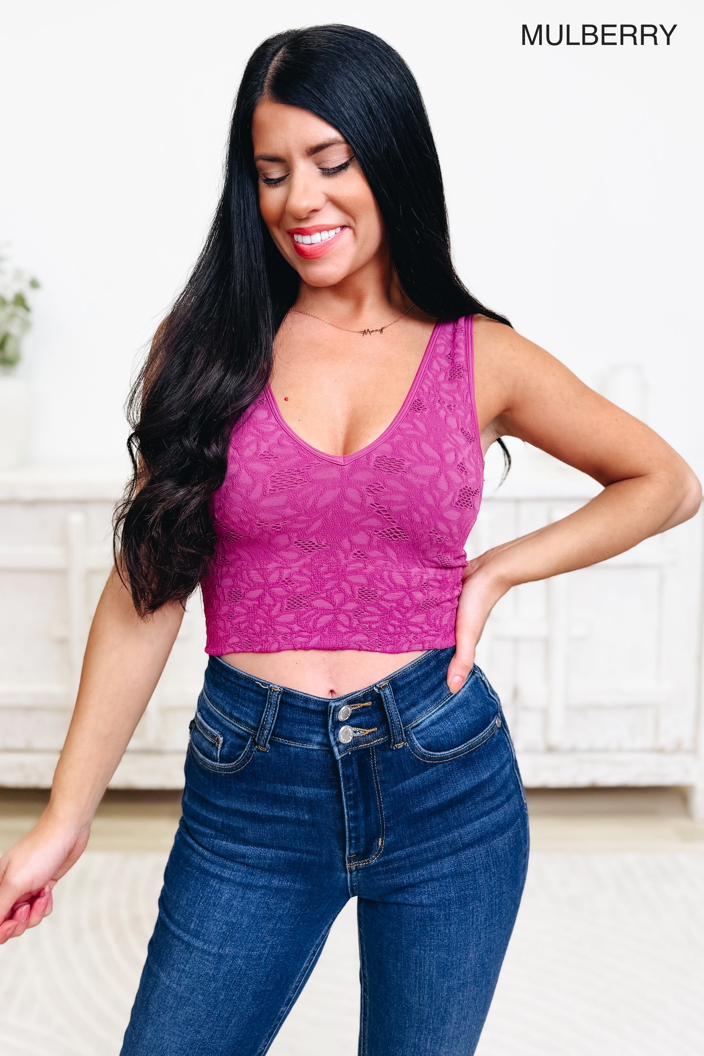 Lace With Grace Tank - 21 Colors!