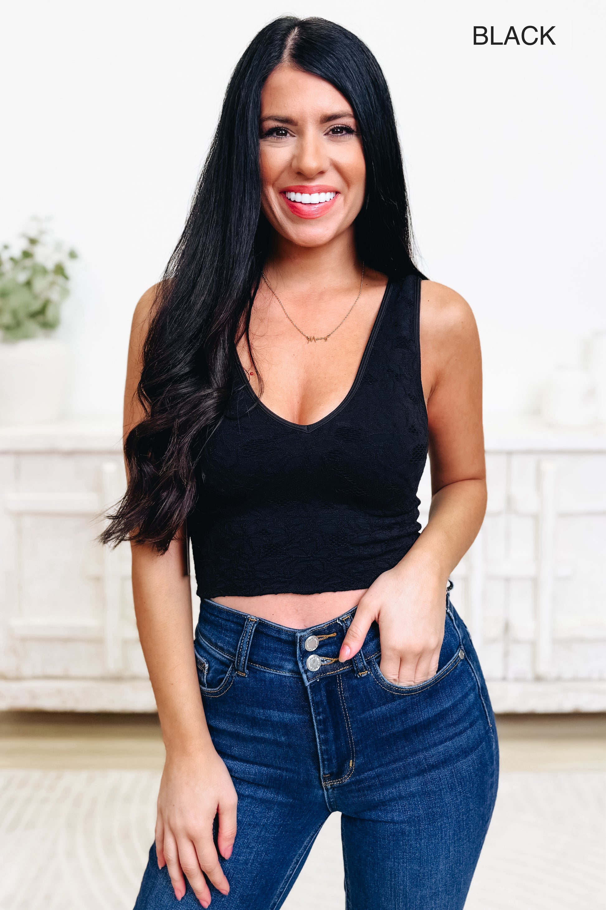 Lace With Grace Tank - 21 Colors!