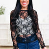 This Little Lace Top - 2 Colors!