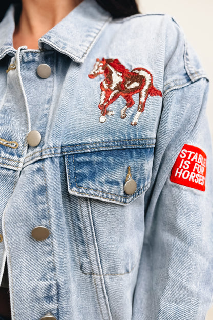 This Ain't My First Rodeo Denim Jacket