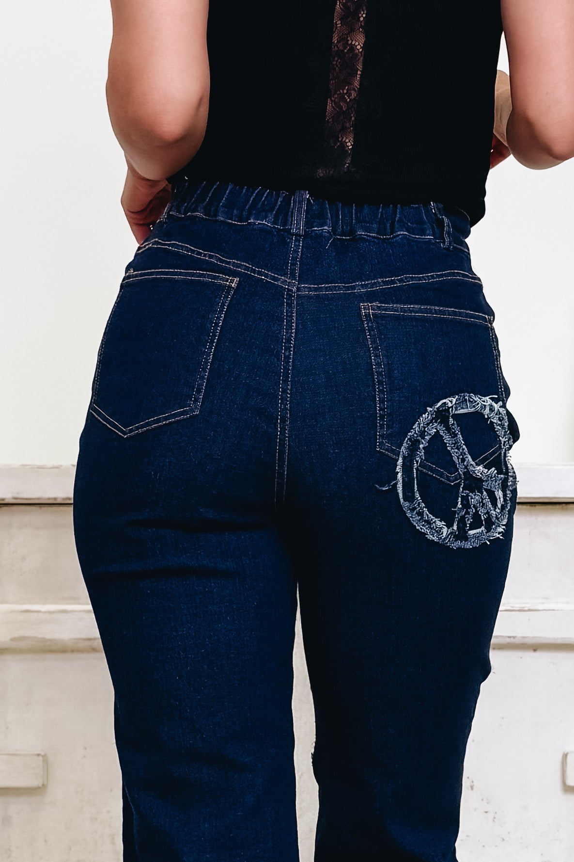 Peace & Love Straight Leg Jeans - 2 Colors!