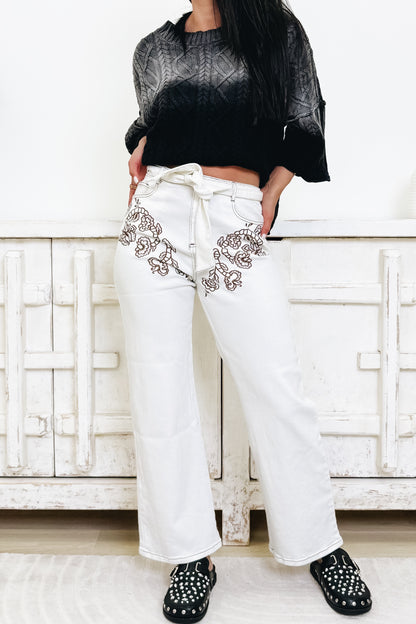 Quick Draw By Blue B - Western Jeans - Off White