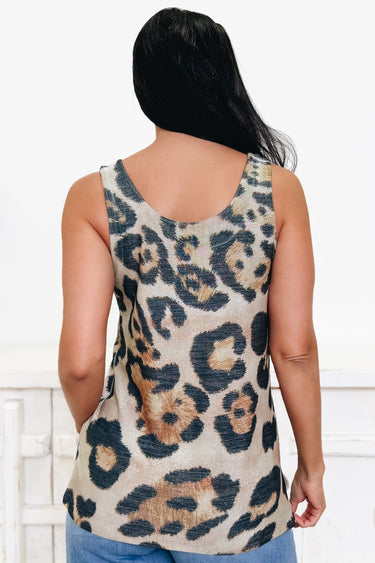 Subtle Spark Leopard Tank Top