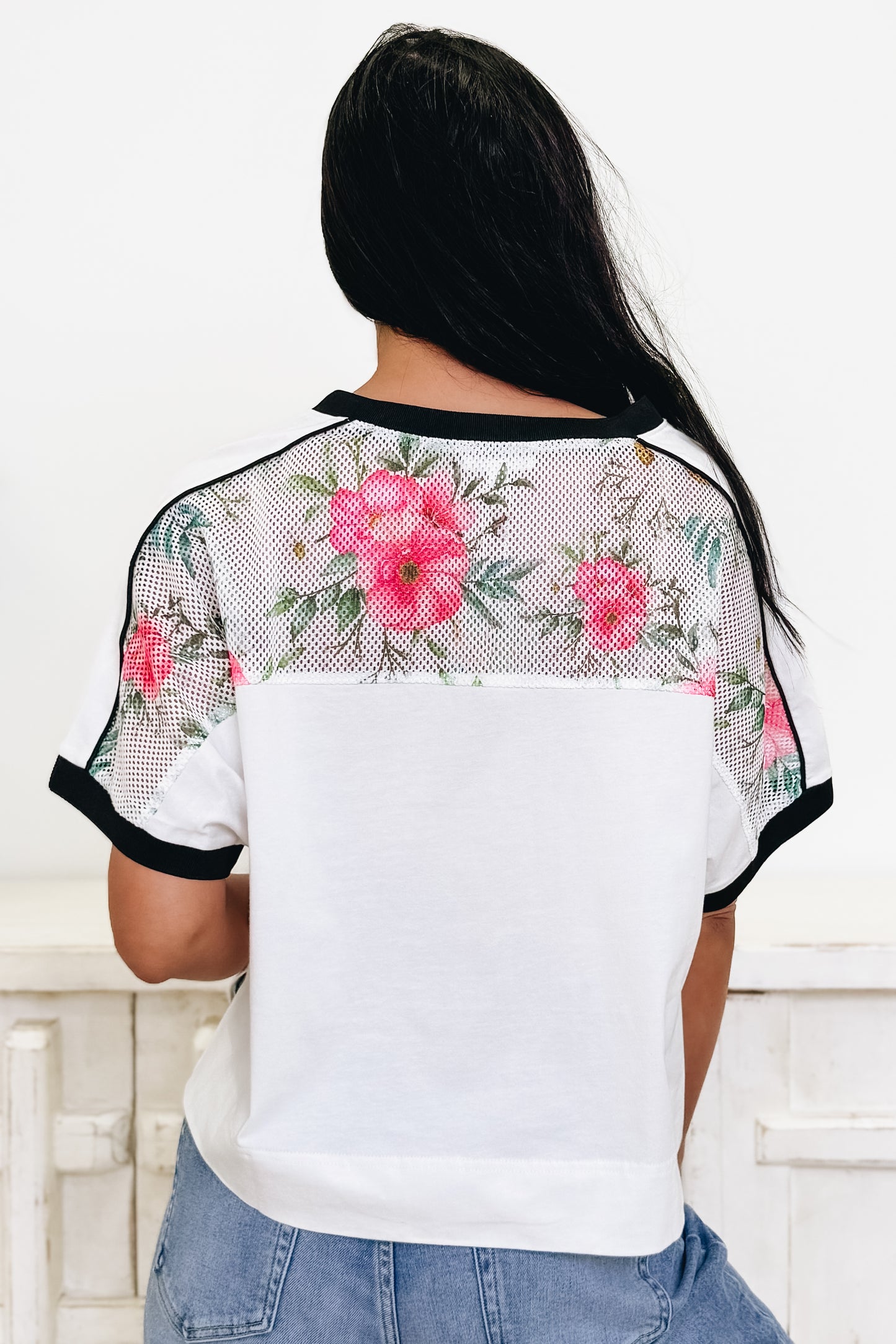 Varsity Blooms #8 Floral Top