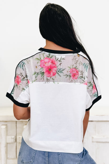 Varsity Blooms #8 Floral Top